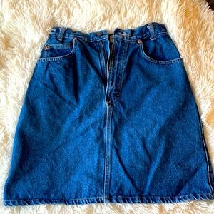 High Wasted Jean Skirt